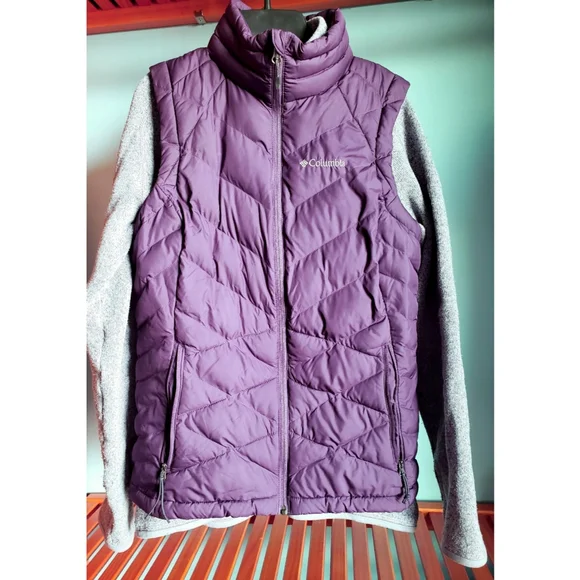 Columbia Women's Omni-Heat Heavenly Vest Plum Purple Medium - Picture 6 of 12